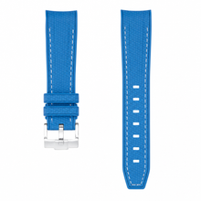 Pulseira de relógio de borracha azul