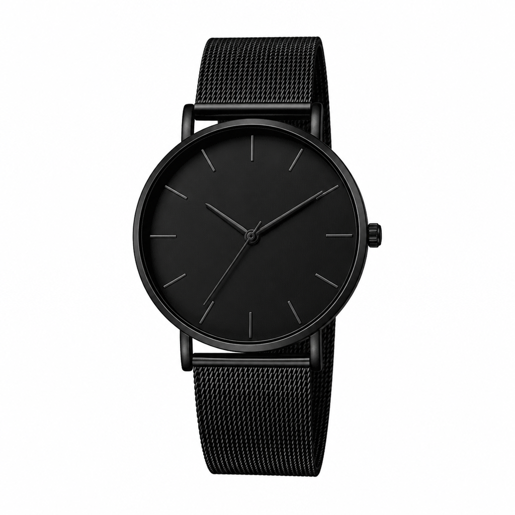 Dress Watch Black Steel product photo