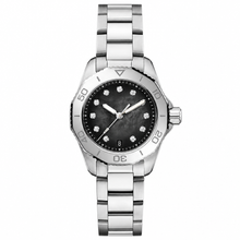 Relógio feminino de aço inoxidável para ocasiões especiais, 30 mm