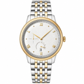 Dress Watch Two-Tone Stainless Steel 41mm with white dial and Roman numerals