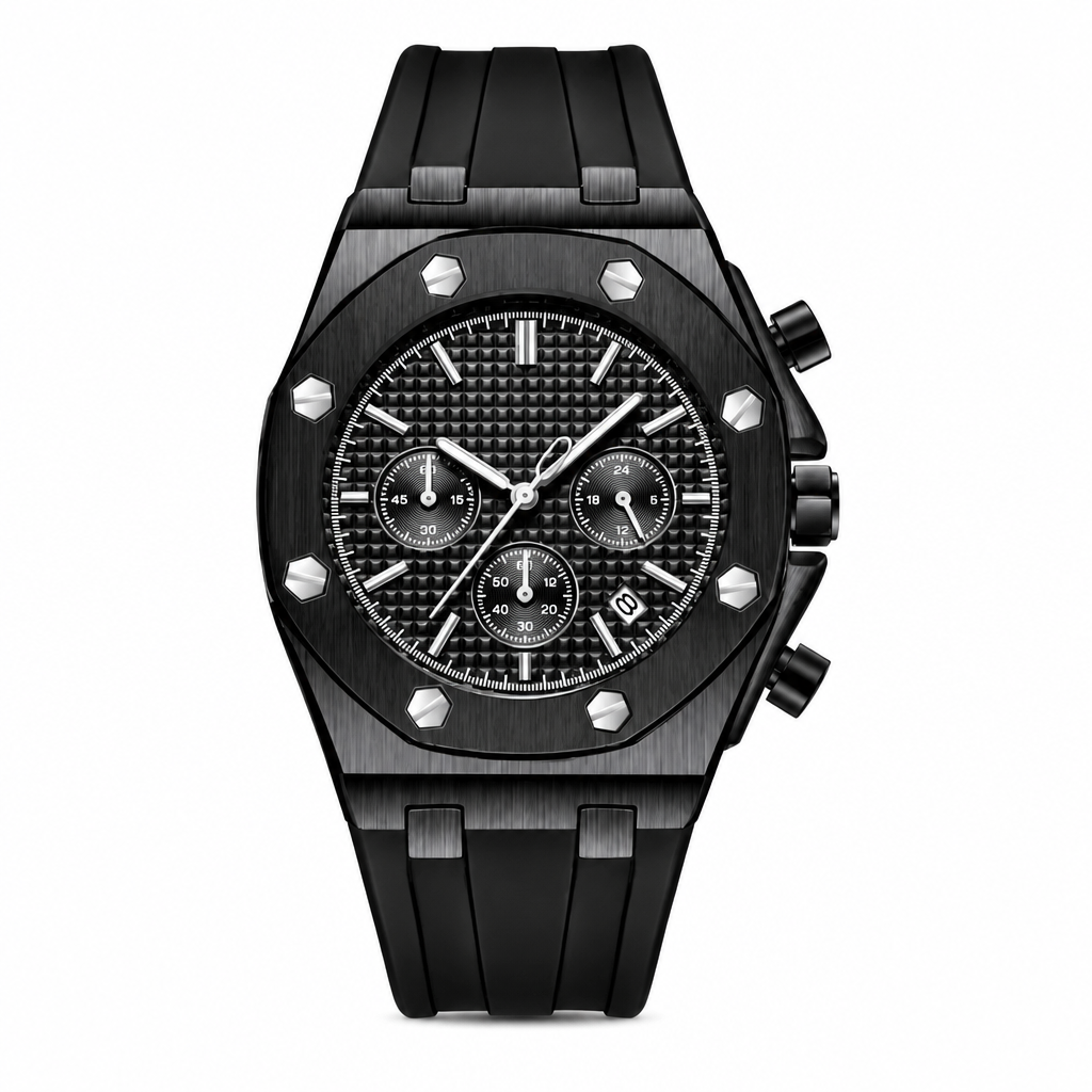 Racing Chronograph Watch Silver Steel product photo
