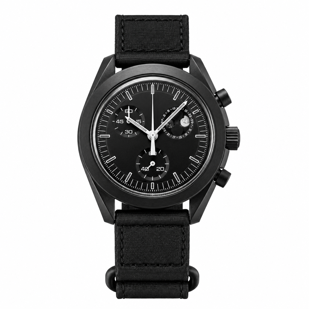 Calendar Dress Watch White Steel product photo
