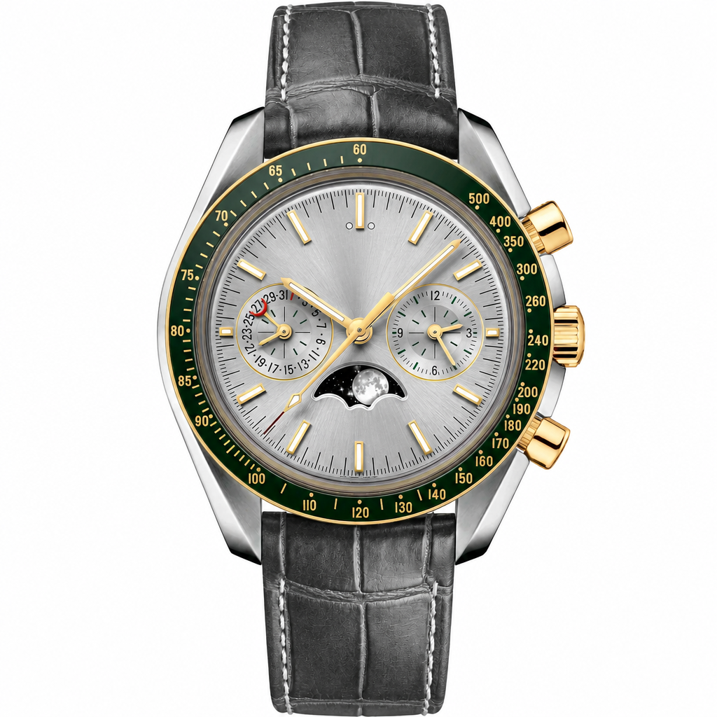Chronograph Watch Silver Dial 44mm product photo
