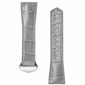 Gray Leather Watch Strap 39mm product photo