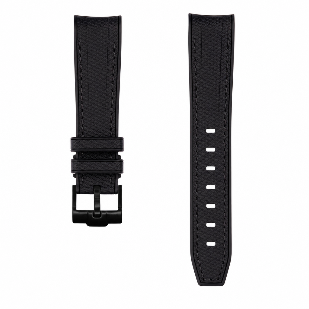 Black Rubber Watch Strap product photo