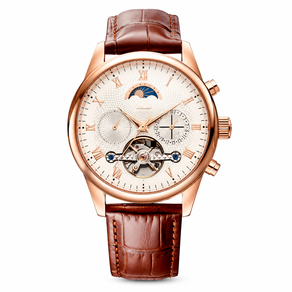 Dress Watch Brown Leather product photo