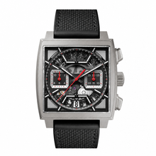 Relógio cronógrafo Racing Sport com pulseira preta