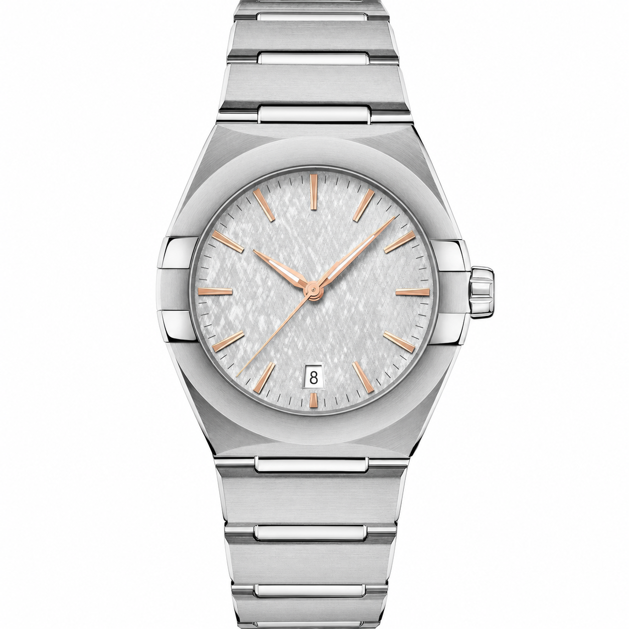 Gents Dress Watch White Steel 39mm product photo