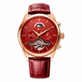 Dress Watch Burgundy Leather product photo