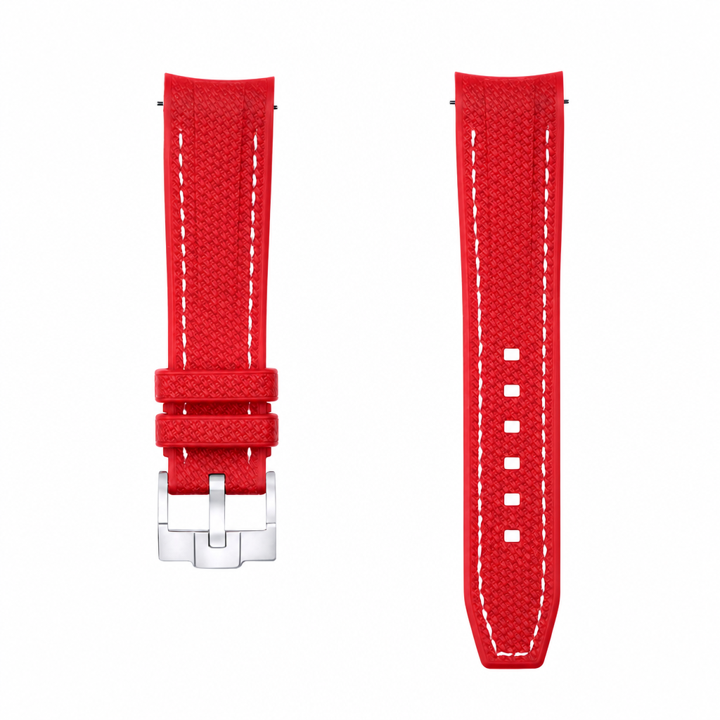 Burgundy Rubber Watch Strap product photo