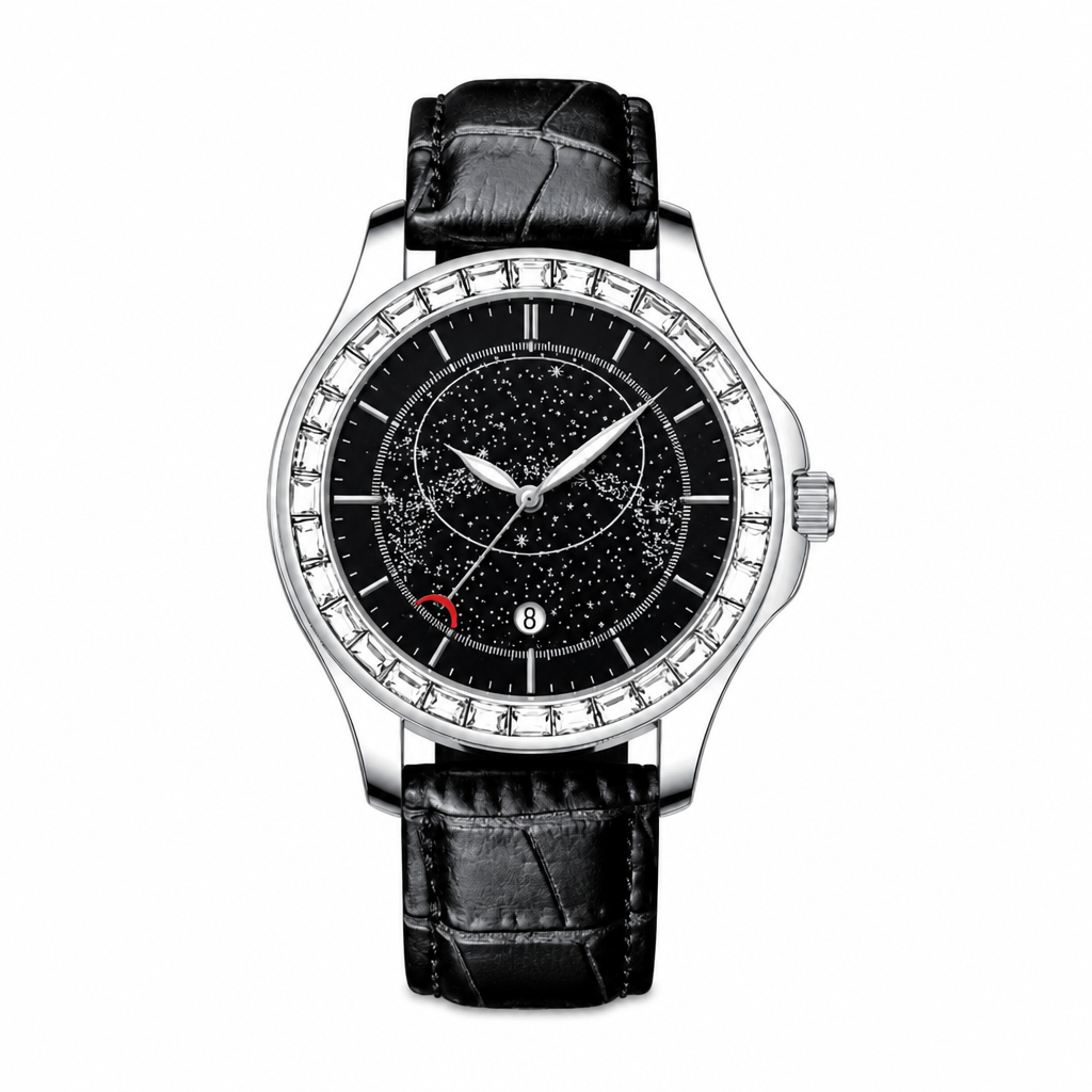 Dress Watch Black Leather product photo
