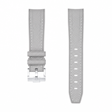Pulseira de relógio de borracha cinza