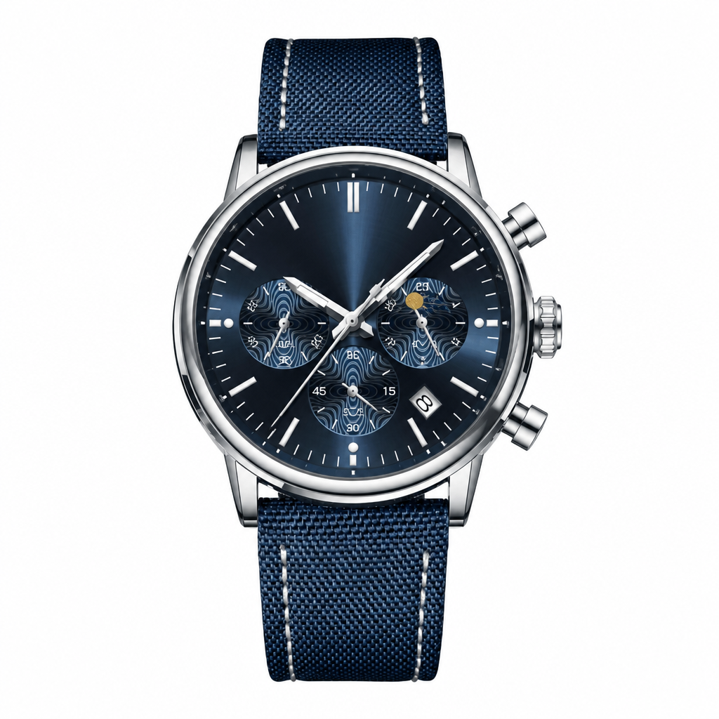 Racing Chronograph Watch Green Steel product photo