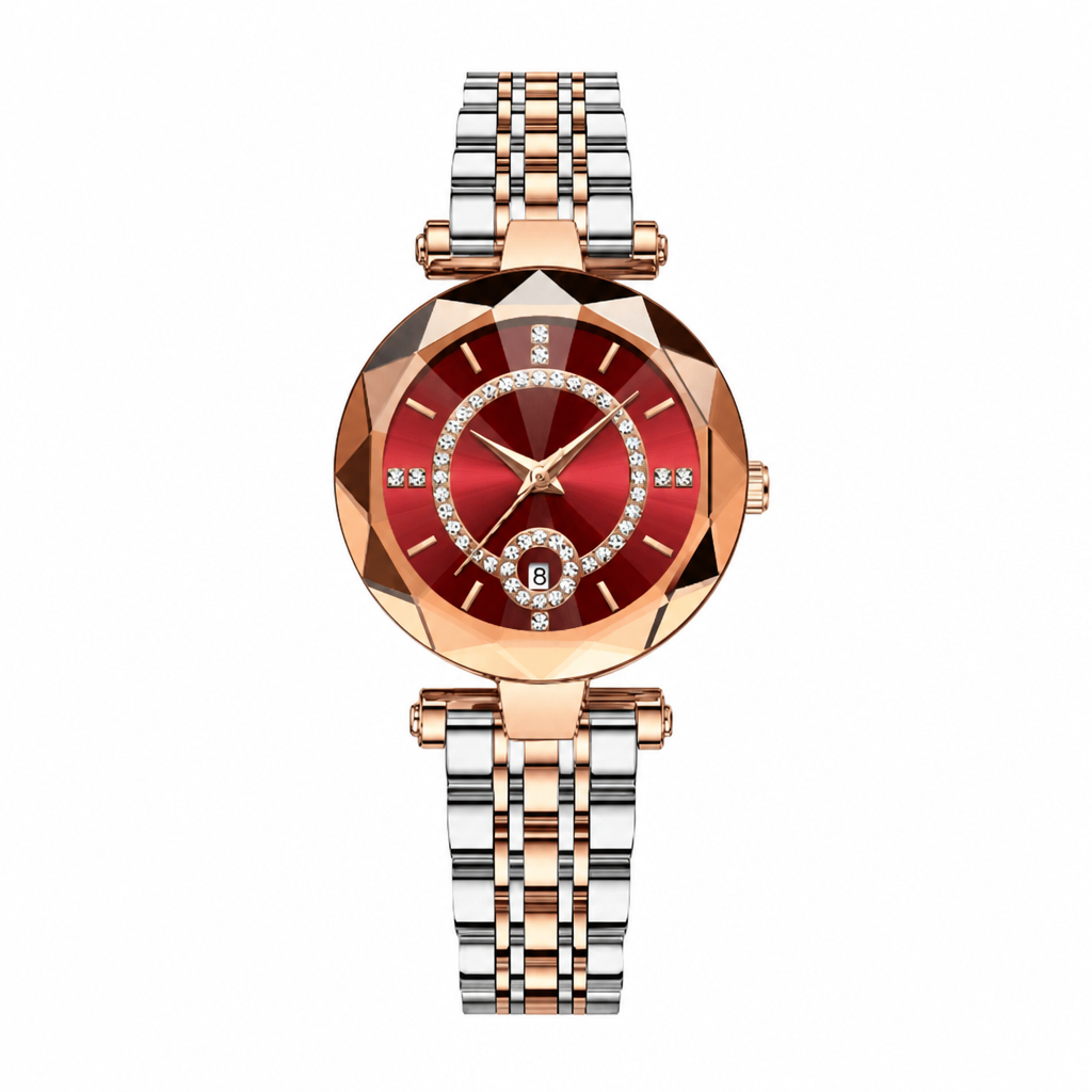Dress Watch Burgundy Steel product photo