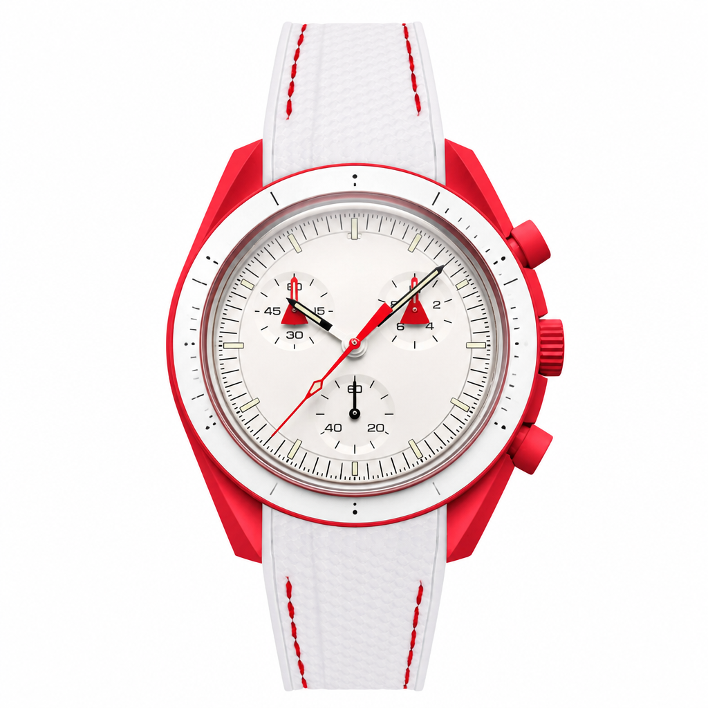 Dress Watch Burgundy Rubber product photo