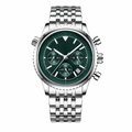 Racing Chronograph Watch Green Steel product photo