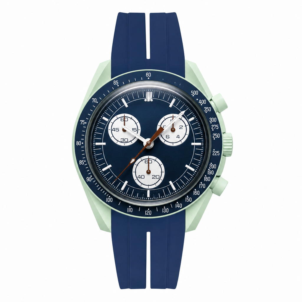 Chronograph Watch Blue Dial product photo