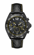 Racing chronograph watch product photo
