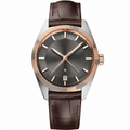 Calendar Dress Watch Gray Brown Leather 41mm product photo