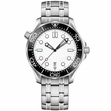 Relógio de mergulho em aço inoxidável, 42 mm