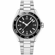 Relógio Dive Style, 42 mm, mostrador preto