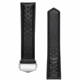 Black Leather Watch Strap 39mm product photo